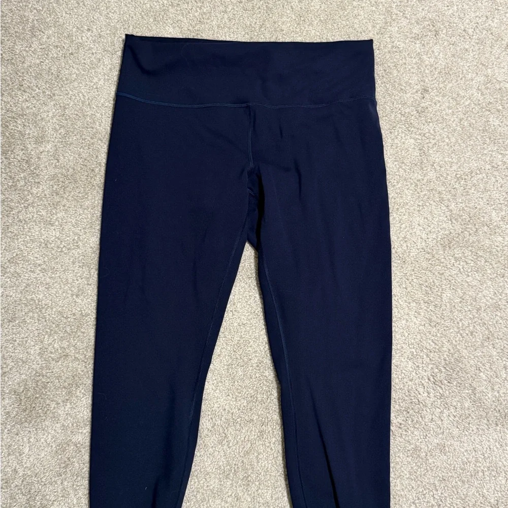 lululemon athletica Wunder train high rise size 16 navy